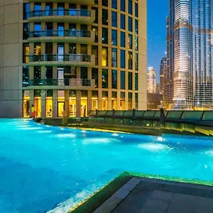 شقة First Class 3br With Full Burj Khalifa And Fountain View الإمارات العربية المتحدة